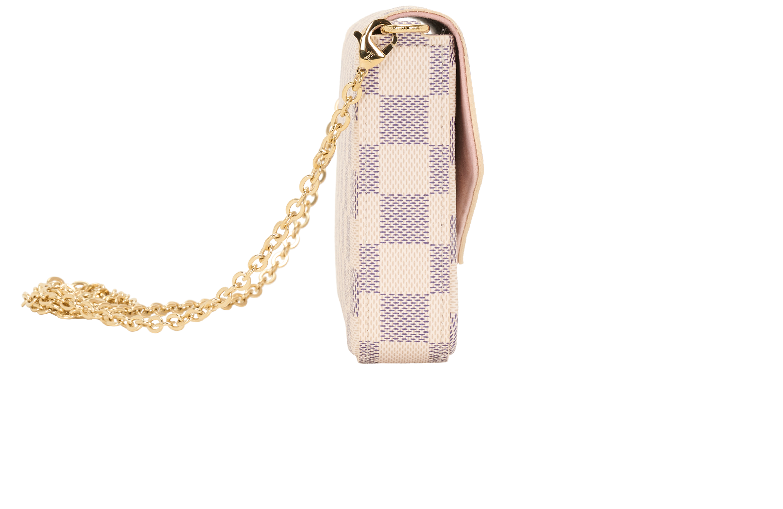 Felicie Pochette, &pound;850, Handbags, White, Canvas, Side view